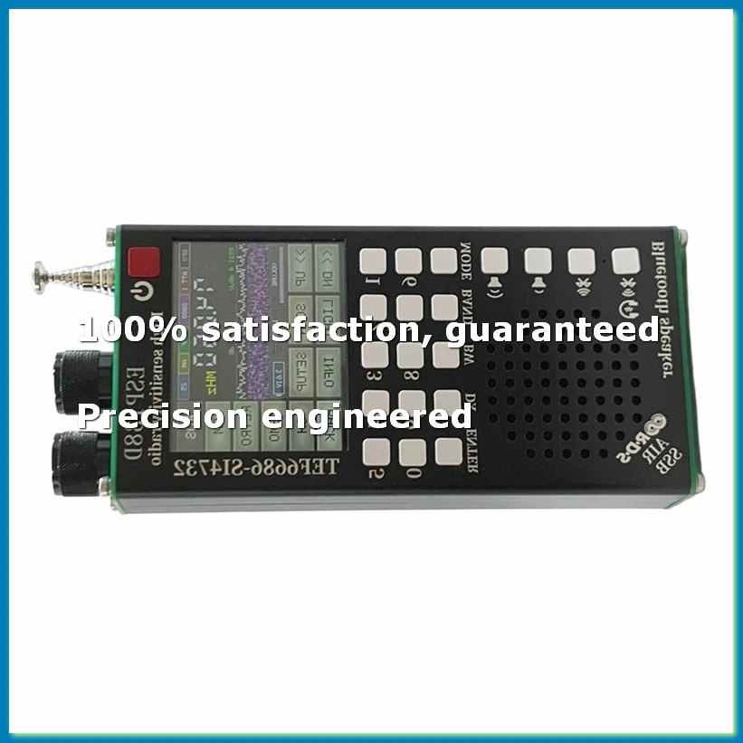 ●New ESP138D H-RADIO SI4732 Full Band FM AM SSB AIR Band Receiver + TEF6686 FM Receiver 2 in 1 Radio with Bluetooth