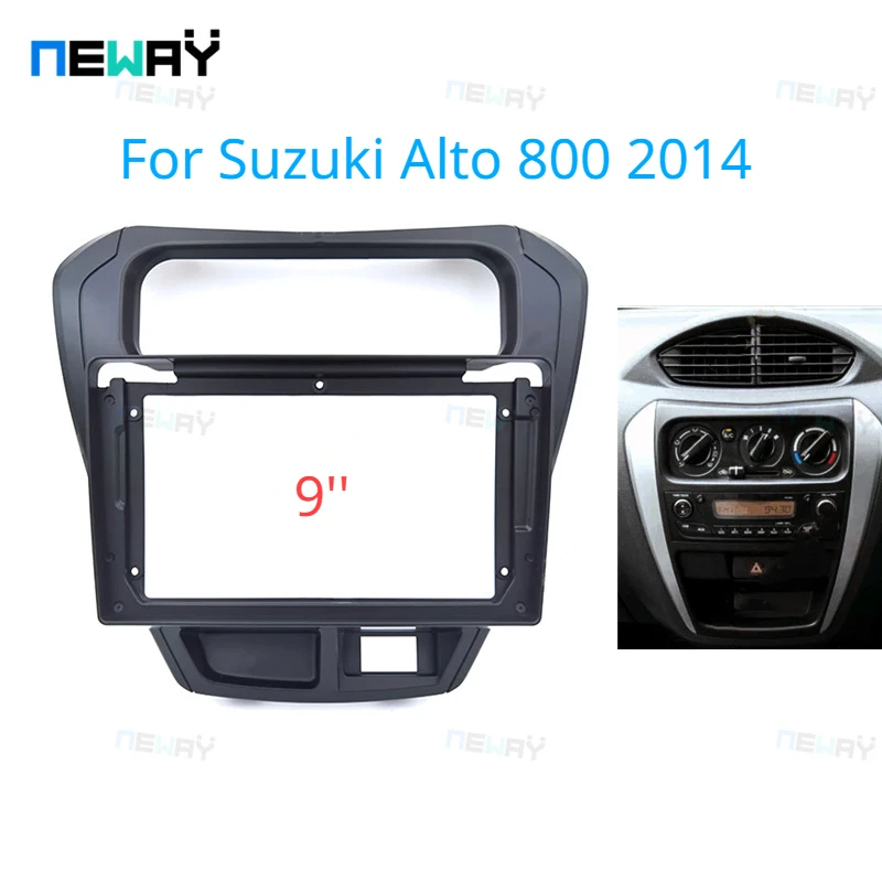 9 Inch Car Frame Fascia Adapter For Suzuki Alto 800 2014 Android Radio Dash Fitting Panel Kit