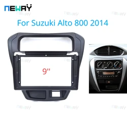 9 Inch Car Frame Fascia Adapter For Suzuki Alto 800 2014 Android Radio Dash Fitting Panel Kit