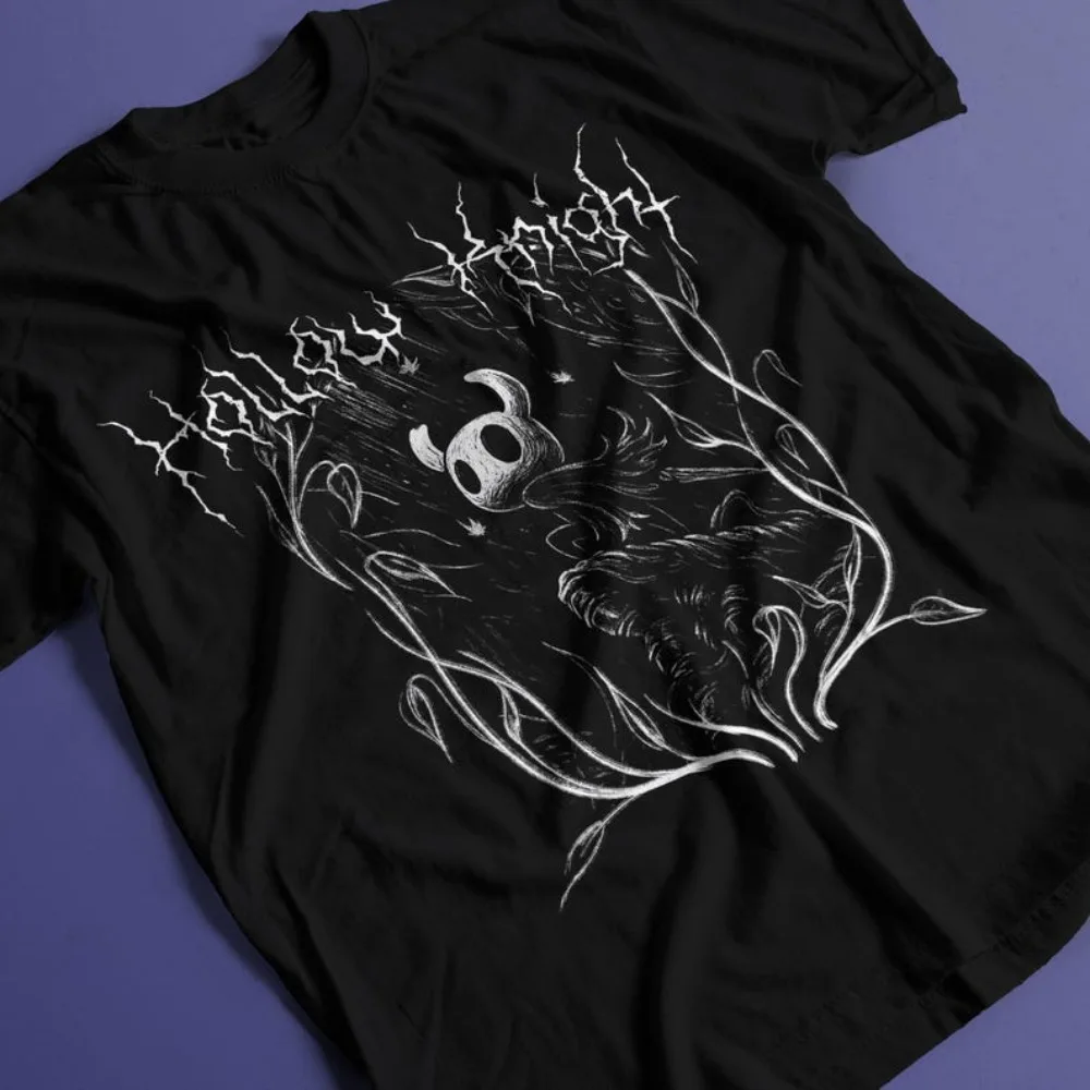 قميص لعبة مستقلة تي شيرت موضة تي شيرت الظلام الخيال باجو المعادن نمط ريترو قميص هولو نايت #3