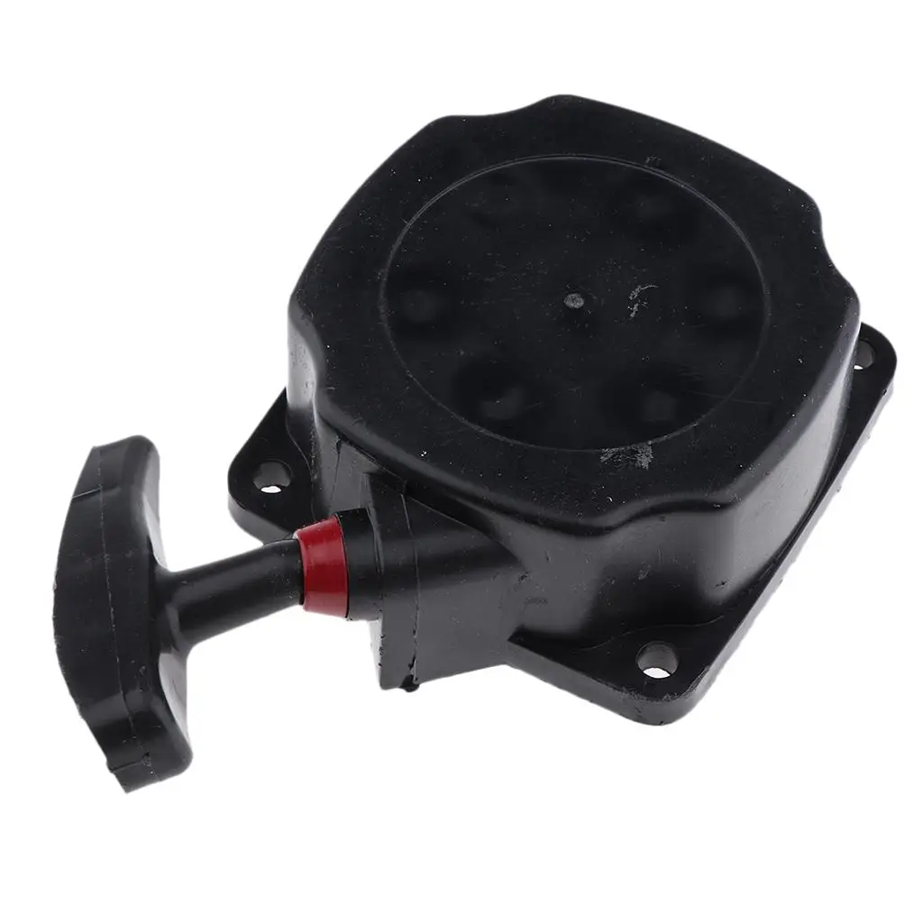 Recoil Pull Starter Starter, Cortador de escova, apto para motor Stihl GX35 40-5, preto