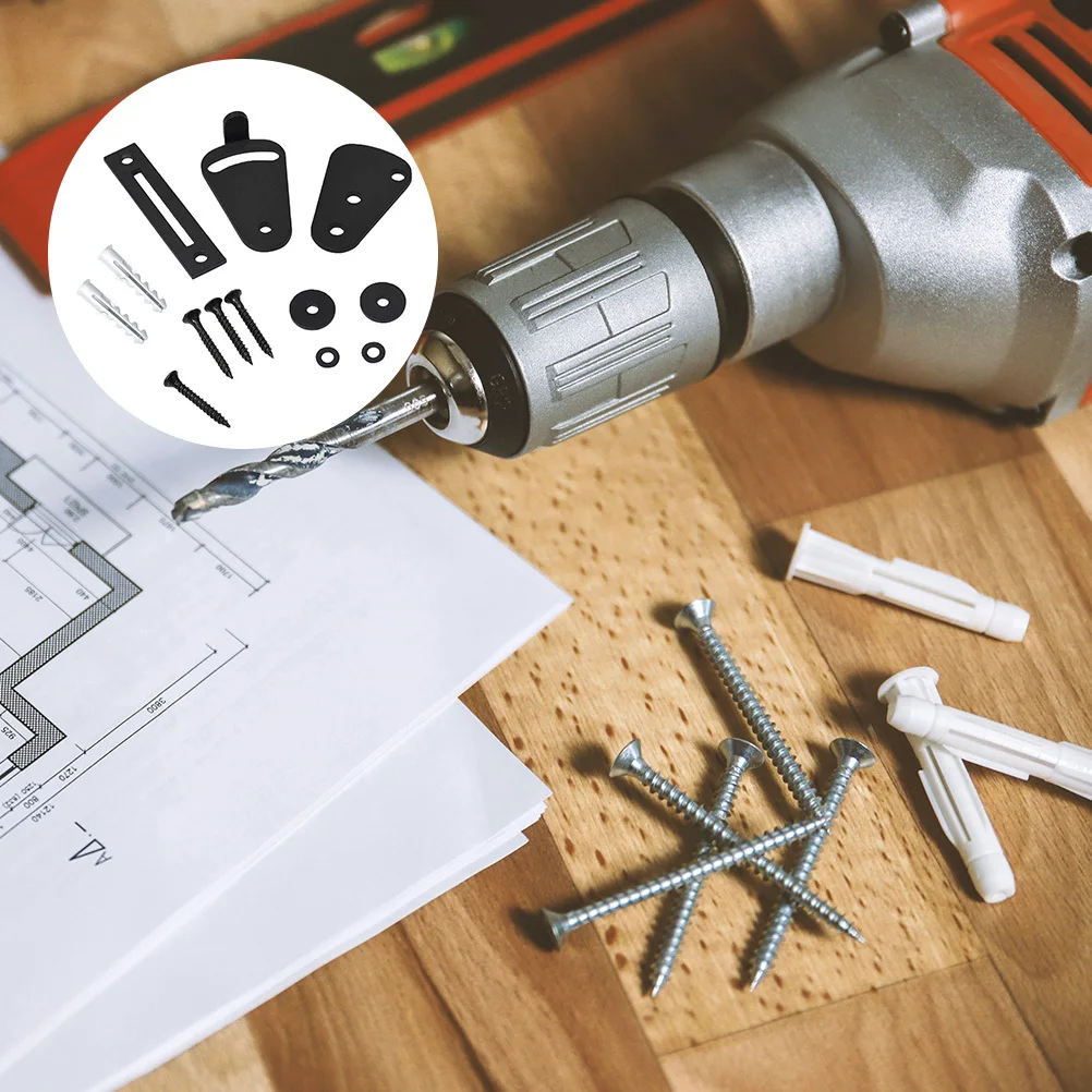 

13 pcs Barn Door Lock Steel Sliding Privacy Latch For Closet Shed Doors Wood Gates Fine Coated Surface Flush Mount