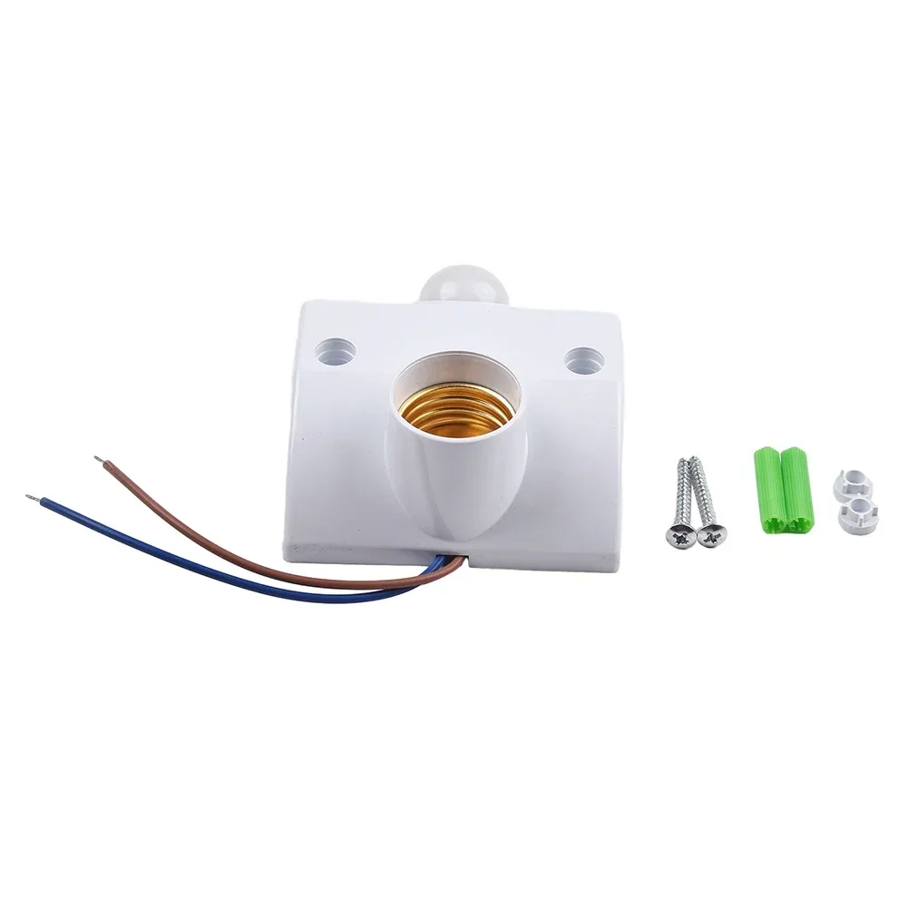 Infrared Induction Light 82*81 Mm E27 Bulb Holder Flame-retardant PC Material Max Load 50W Non-adjustable Version