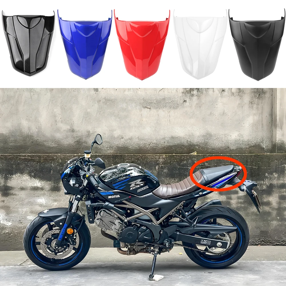 

Motorcycle Pillion Rear Passenger Seat Cowl Cover For Suzuki SV650 SV650 2017-2020