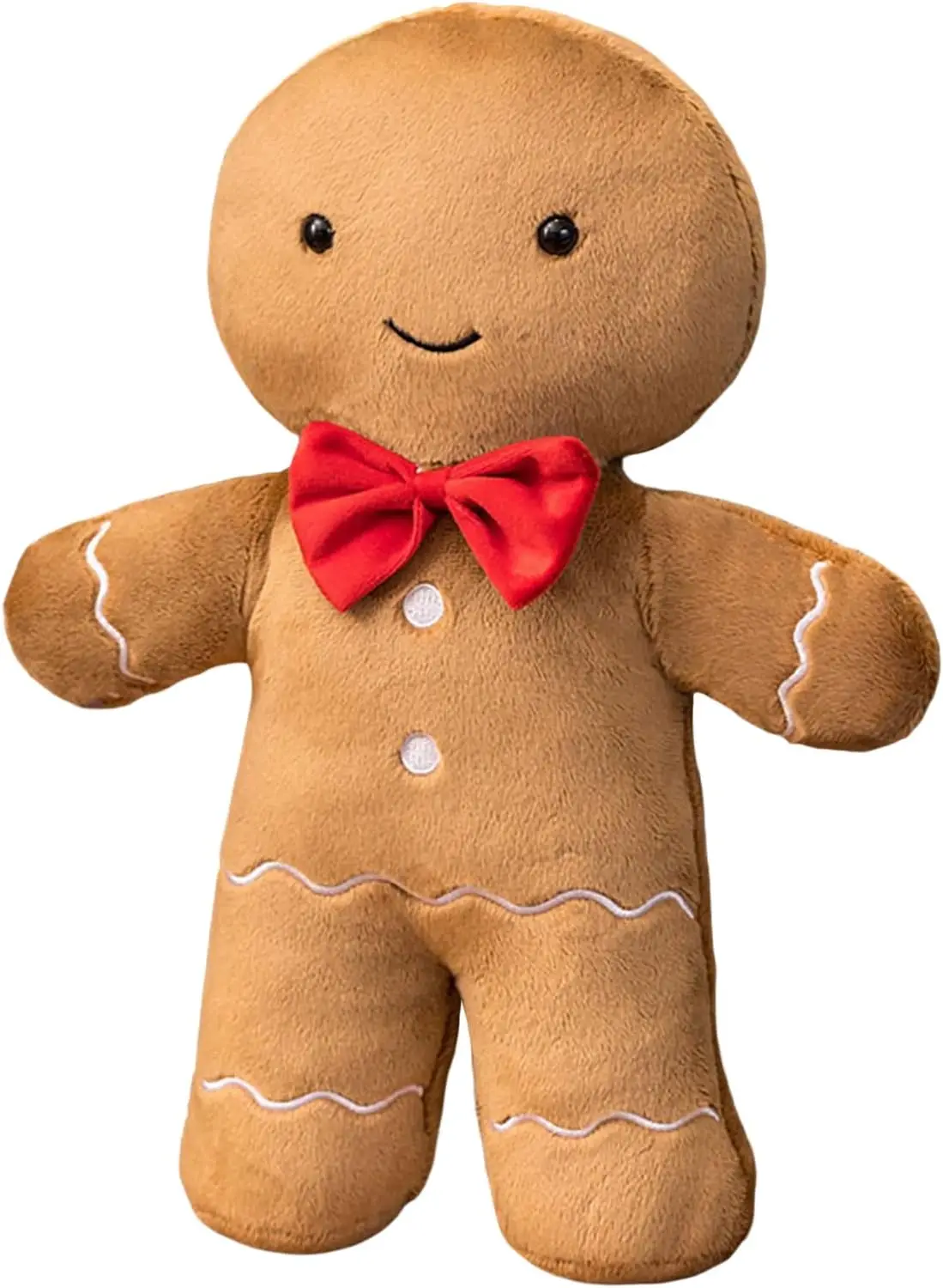 

Gingerbread Man Plush Pillows Stuffed Christmas Shape Pillow for Home Decor Sofa Bed Christmas Party Ginger Decor Pillow,