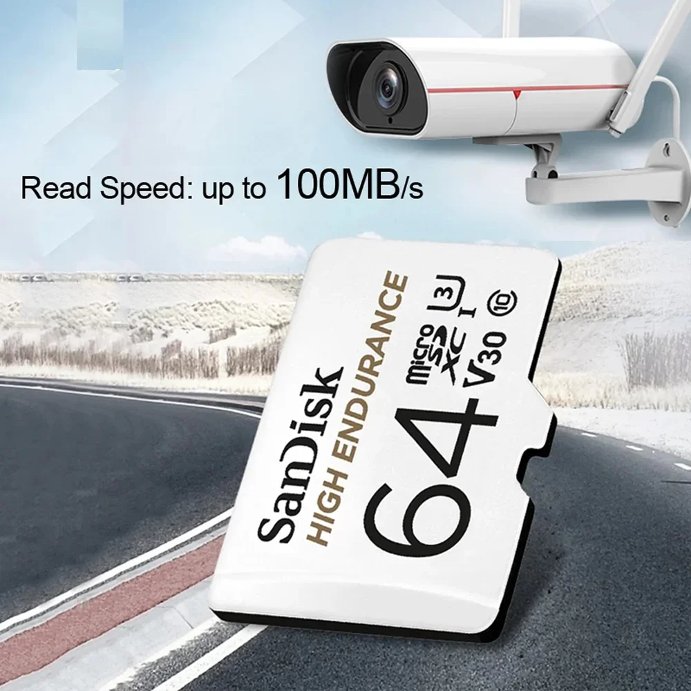 بطاقة MicroSD لمراقبة الفيديو للسيارة ، قدرة تحمل عالية ، 64 جيجابايت ، 32 جيجابايت ، 47 جيجابايت ، جيجابايت ، جيجابايت ، بطاقة TF ، SDHC ، Class10 ، 40 ميجابايت في الثانية ، بطاقات ذاكرة الهاتف