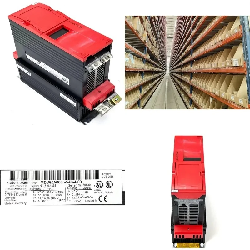 

New PLC MDV60A0055-5A3-4-00 8264856 Inverter 8.7kVA 3*380V to 500V - in Stock