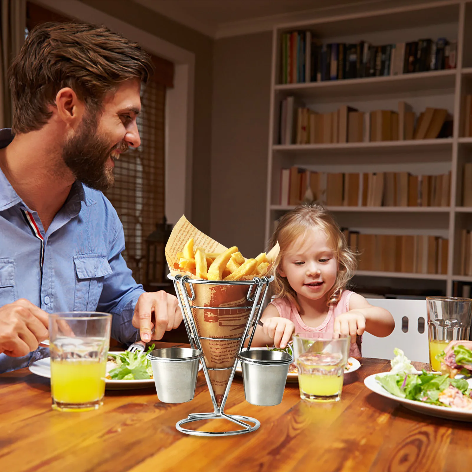 

2pcs Sauce Bowl Stainless Steel Deep Design Easy Clean Multi-Functional Condiment Ramekin Dipping Cup Kitchen Storage Container