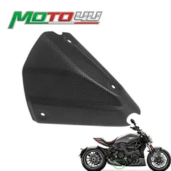 MOTO4U For Ducati XDiavel XDiavel S 2016 2017 2018 2019 2020 2021 2022 100% Carbon Fiber Exhaust Cover Muffler Pipe Heat Shield