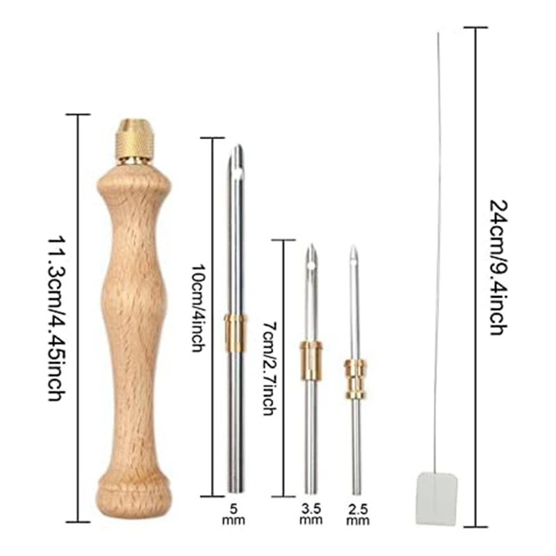 لكمة إبرة البساط لكمة إبرة التطريز لكمة إبرة مجموعة DIY بها بنفسك الحرفية التطريز لكمة إبرة لخياطة زين-A51M