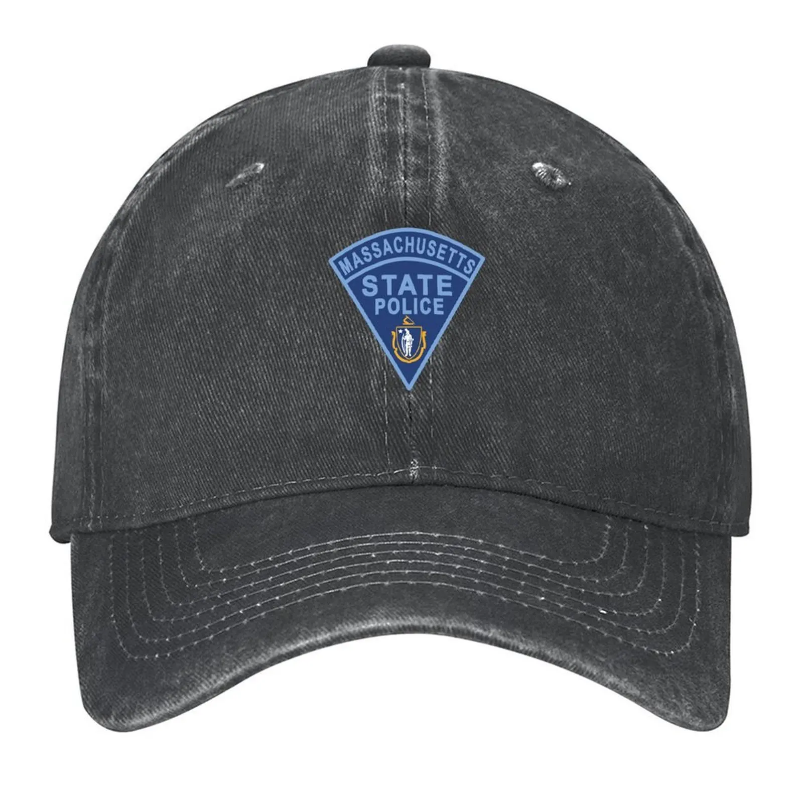 

Massachusetts State Police Patch Baseball Cap Visor tea Hat hiking hat party Hat Golf Wear Men Women's