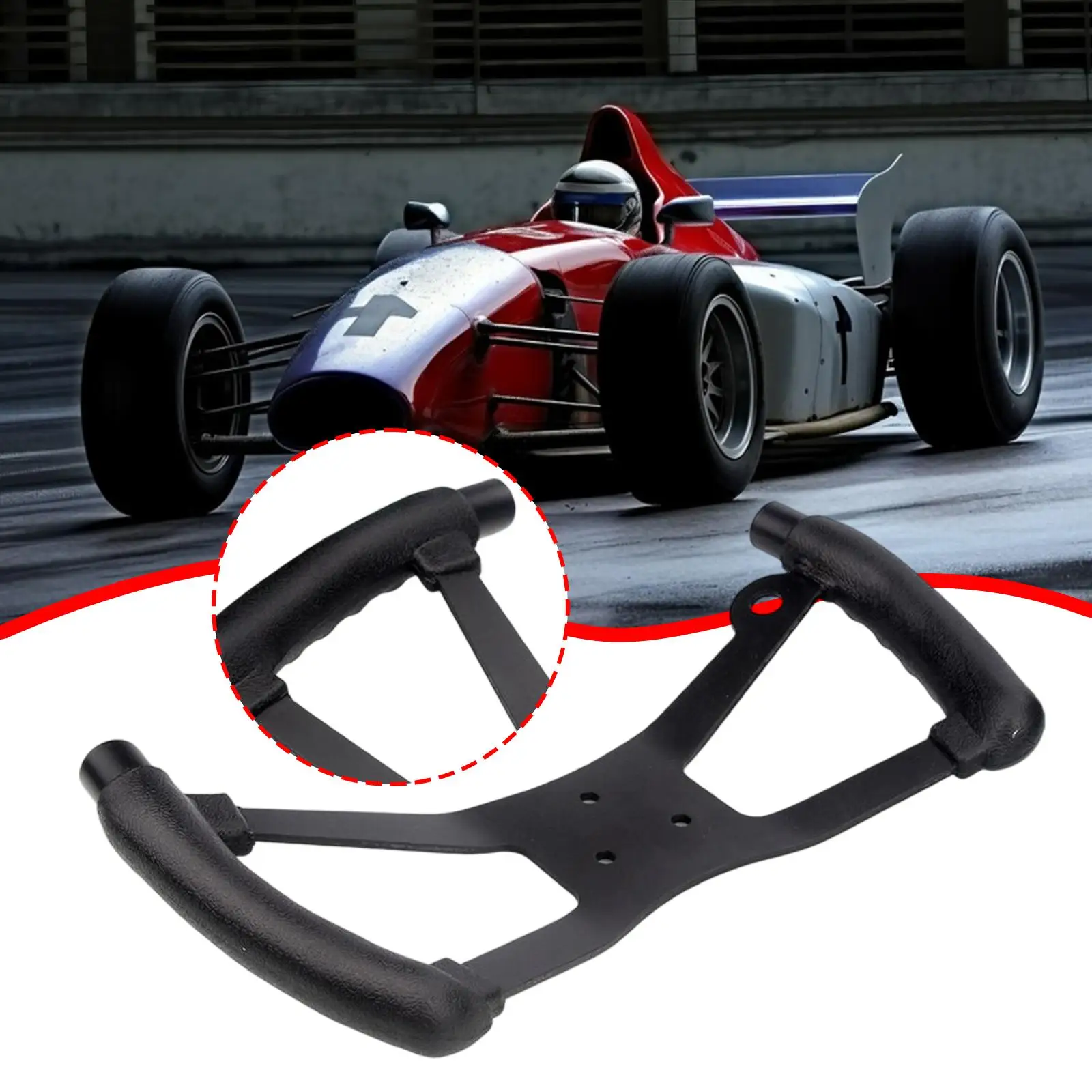 

Generic Car Steering Wheel Butterfly for Sim Driving Motorsport Iron Easy to