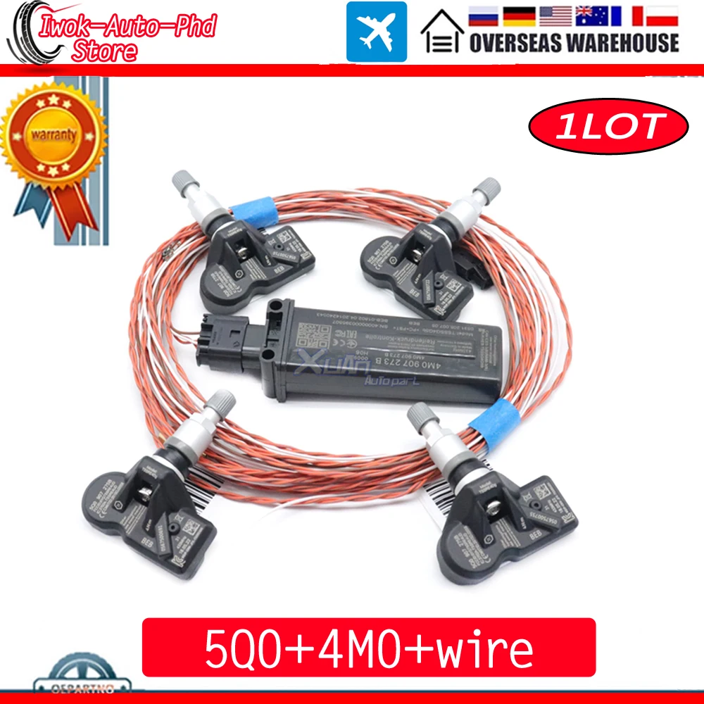 4M 0907273 B 5Q 0907275 B System monitorowania czujnika ciśnienia w oponach TPMS do AUDI A3 A4 B9 Q2L Q3L A5 A6 A7 A8 Q7 Q8 Q5L 2018-2024