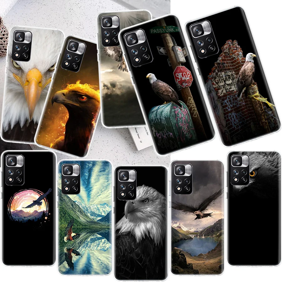 Air Hunter Eagle Fierce Condor Phone Case For Xiaomi Redmi Note 13 Pro Plus 5G 12 12C 9 9T 9C 9A 10C 10A 10 K60 K70 Pro 8A 8 7A