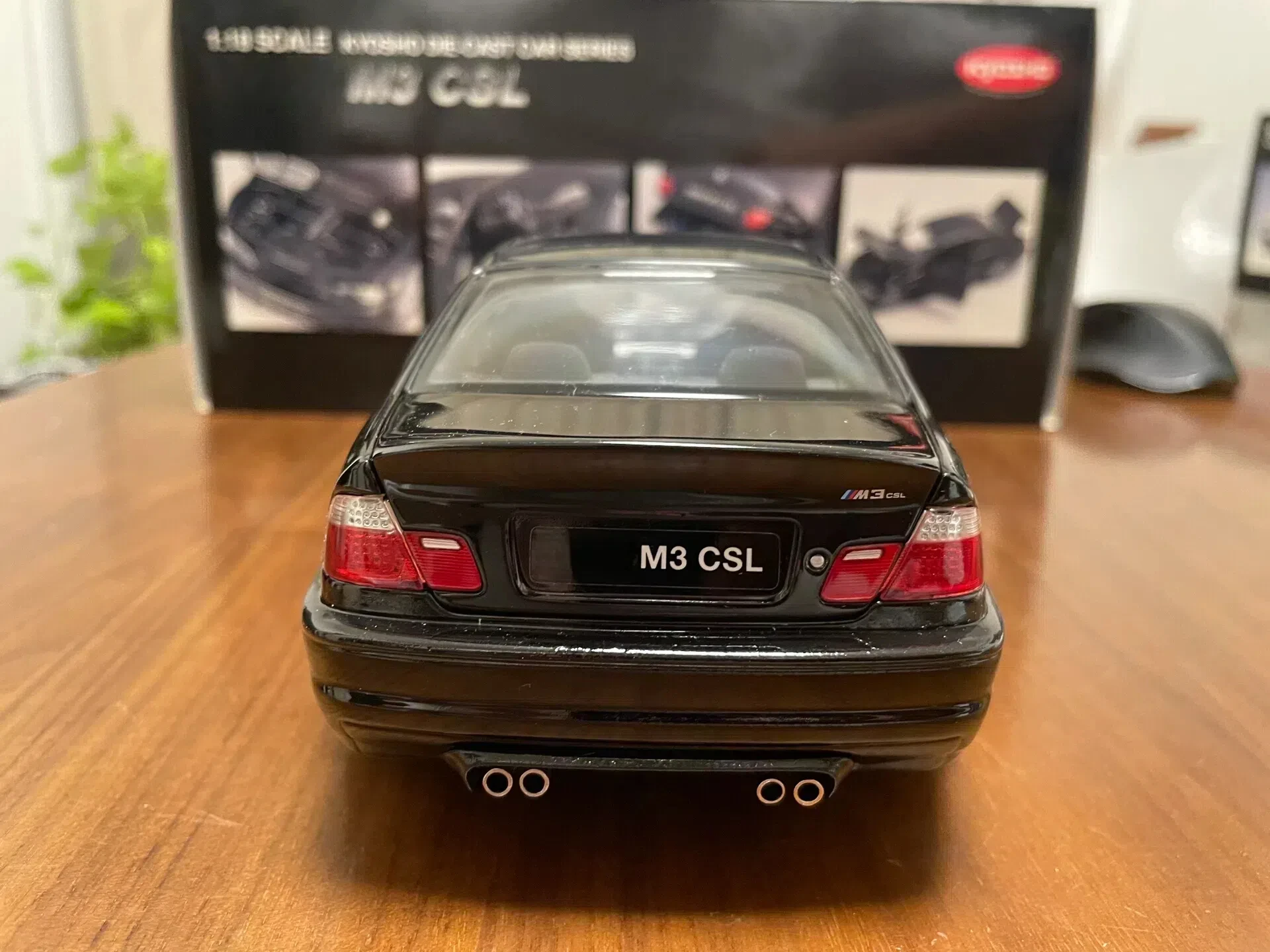 Kyosho 1:18 M3 E46 Csl Simulation Limited Edition All Open Alloy Metal Static Car Model Toy Gift