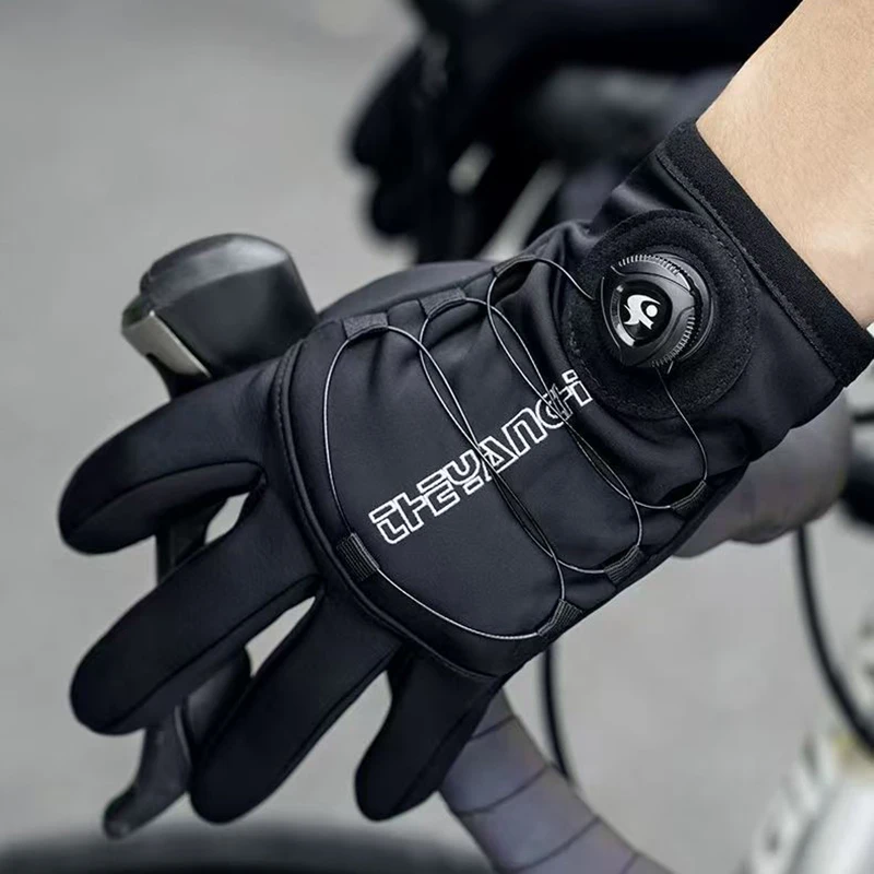 

Зимние теплые перчатки для мужчин и женщин, удлиненные утолщенные ветрозащитные и водонепроницаемые спортивные перчатки с сенсорным экраном для катания на лыжах и велоспорта