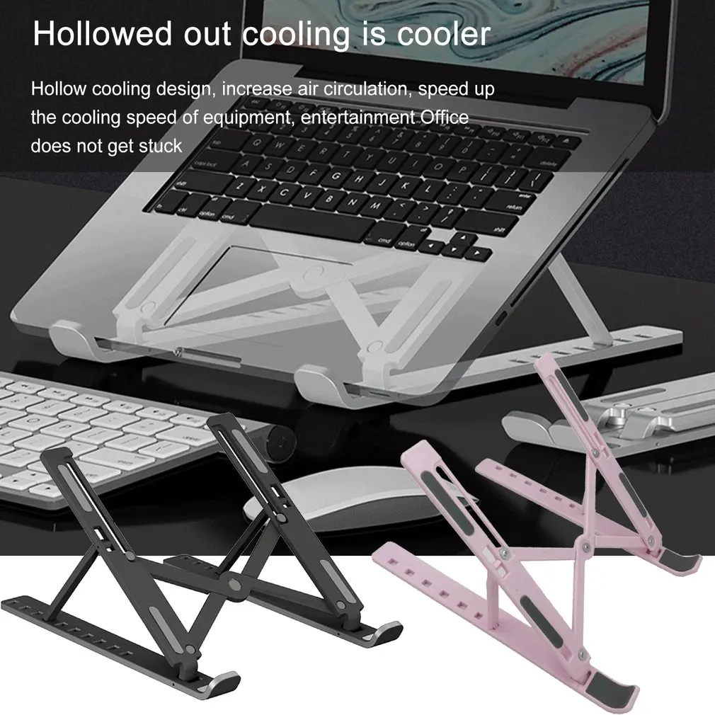Laptop Standaard Opvouwbare Houder Notebook Houder Cooling Beugel Riser Voor Laptop En Tablet Accessoires