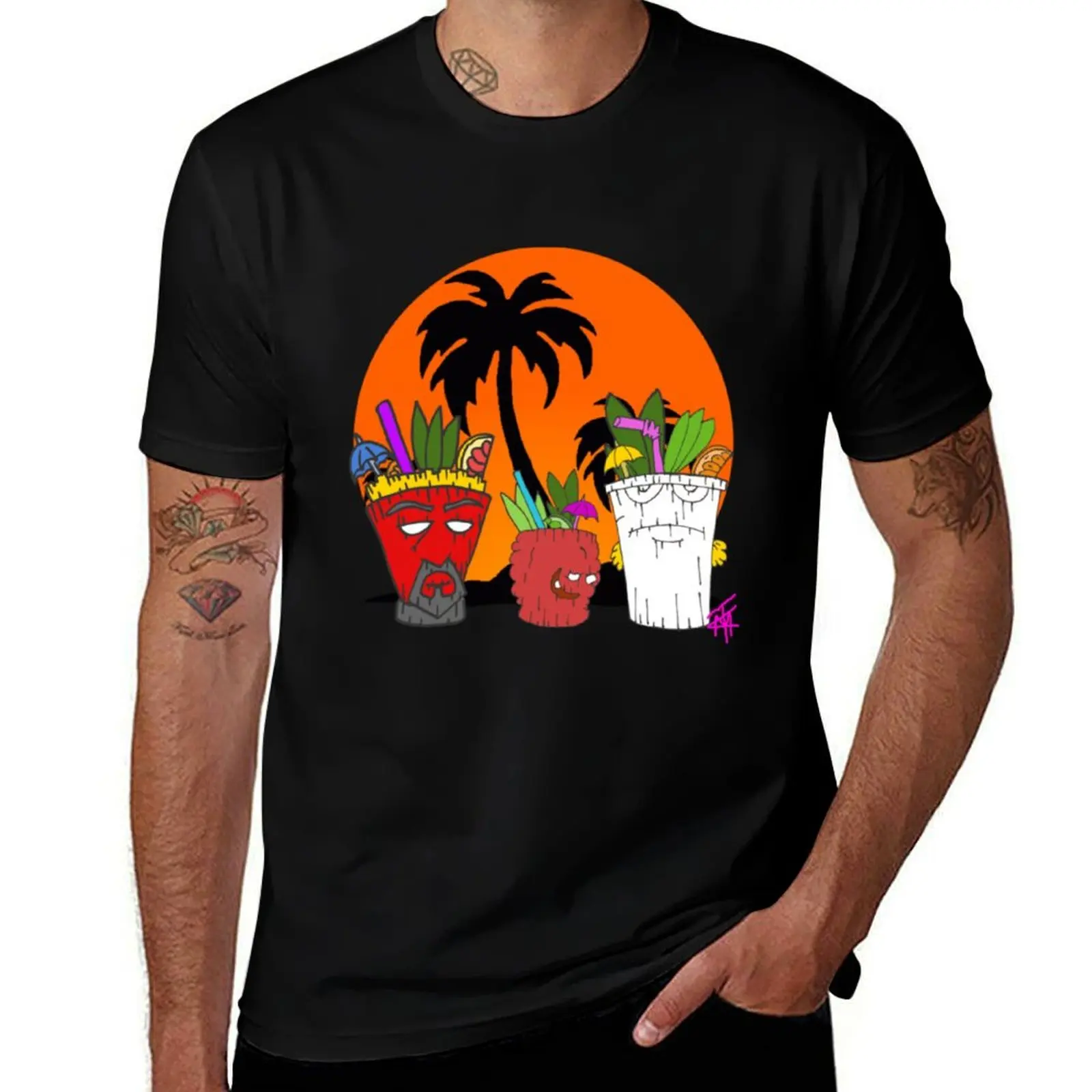 Aqua teen hunger force tiki10 T-Shirt Lightweight Hiking T-Shirt