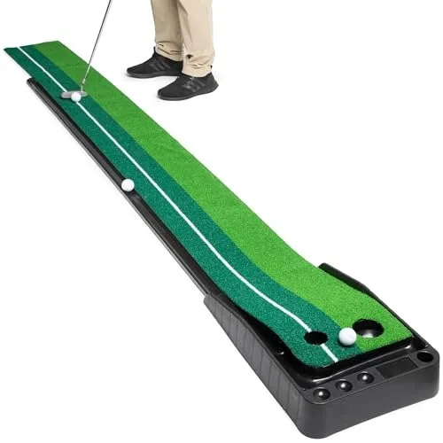

2026 Portable Mini Golf Courses Golf Putting Green Mat For Indoor Outdoor Practice Use With Auto Ball Return Mini Golf Coursepro