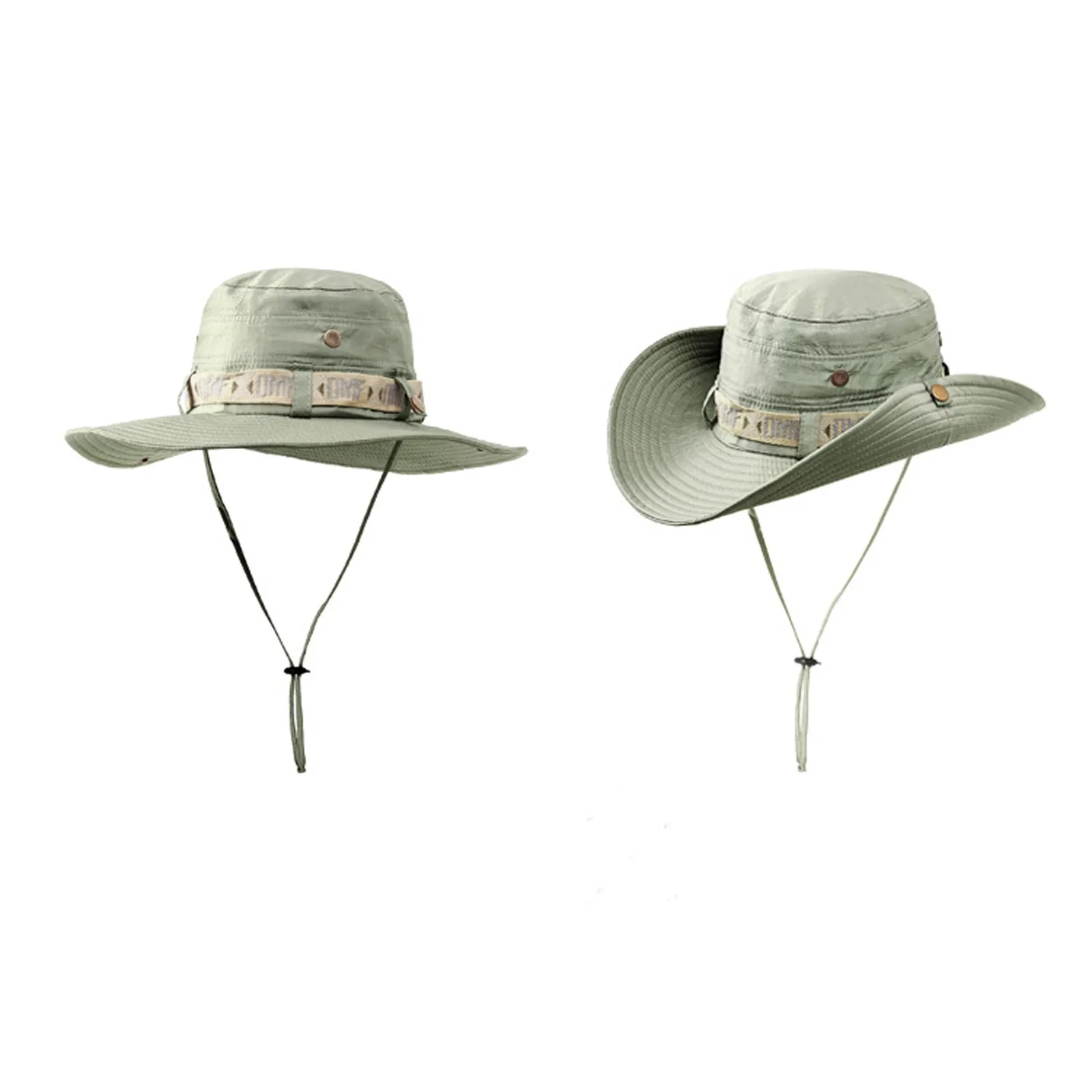 

Adjustable Wide Brim Mens UV Protection Mesh Safari Hat Lightweight Fisherman Cap for Outdoor Fishing Hunting Hiking Beach