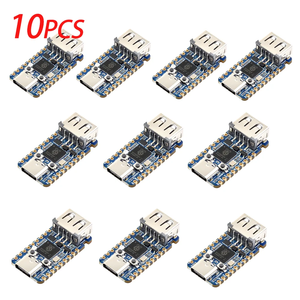 RP2350 USB-A Mini Development Board RP2350A Waveshare Expansion Board Programmable I/O Compatible with USB 2.0/1.1 Transmission