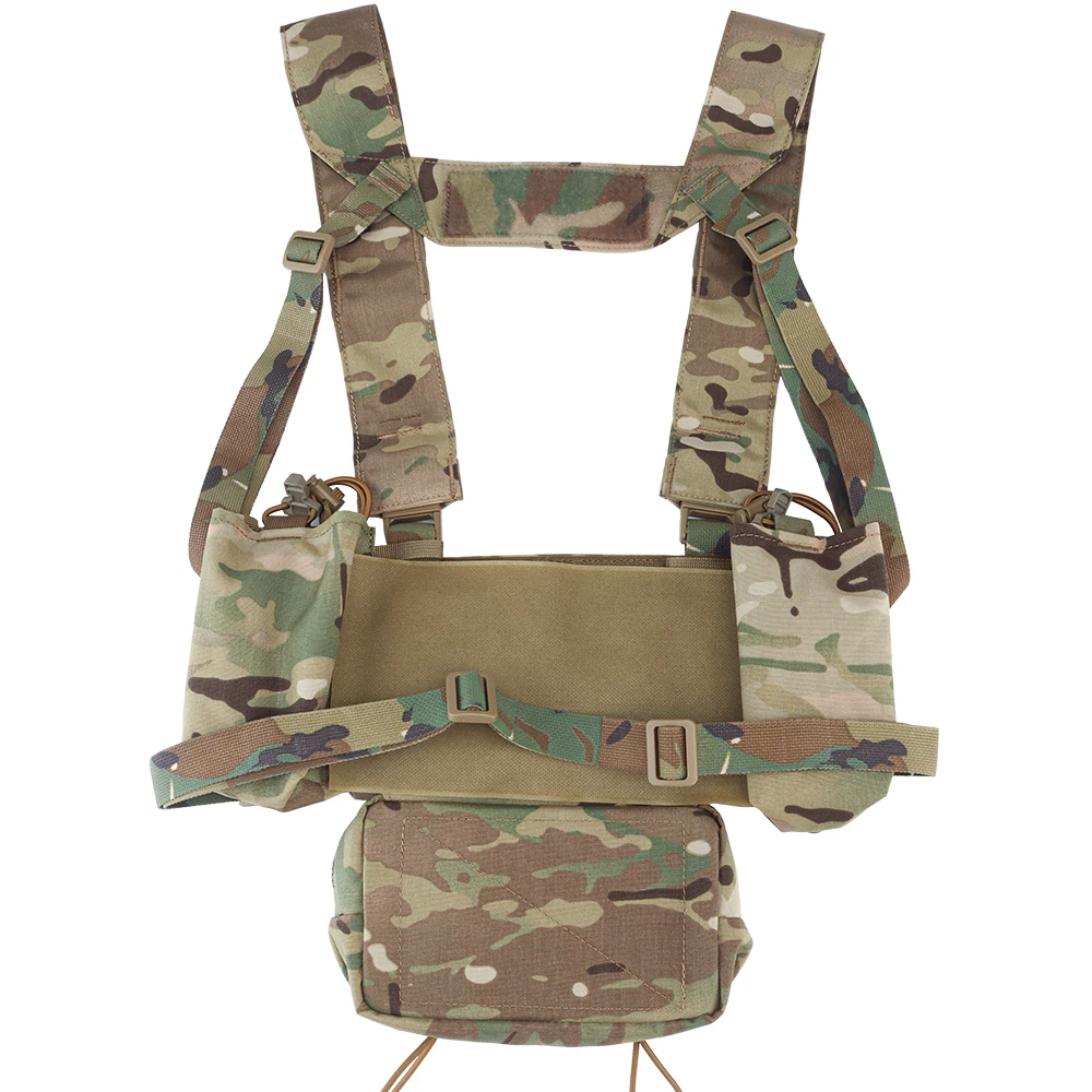 MK4 Chest Rig Hunting Vest Setup Micro Fight Chassis Half Flap Rifle 9mm Magazine Insert Radio Sack Pouch 500D Nylon