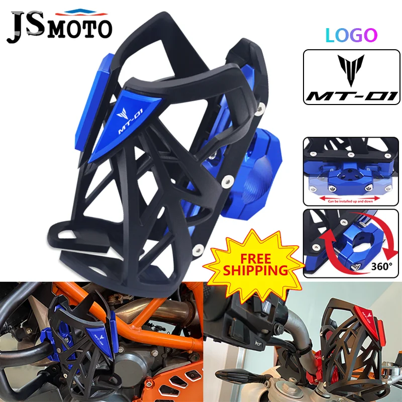 

For MT-01 MT-10 MT01 MT10 mt-01 mt-10 General Cup Holder Motorcycle Beverage Water Bottle Drink Bottles Holder Mount Brackets