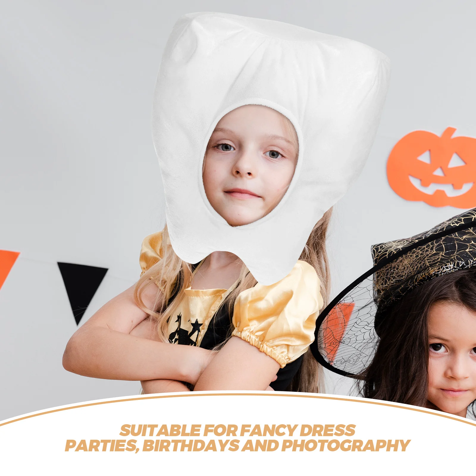 

Creative Halloween Tooth Hat Party Headdress Costume Prop Novelty White Fun Hat For Carnivals Photography Role Play Dance