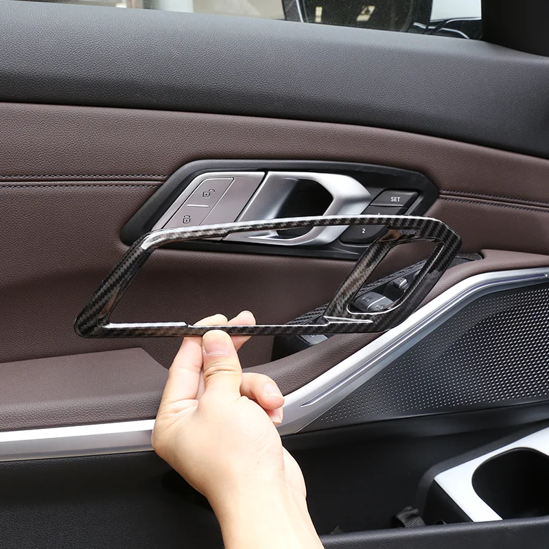 

Для 20-22 BMW 3 серия интерьерная ручка рамка отделка интерьерная отделка Аксессуары ABS Материал (LHD) Интерьерная ручка рамка