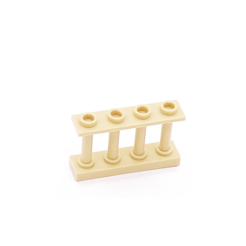 Railing FENCE 1X4X2 W.2 KNOBS 30055 MOC Building Blocks Black/Gray/Brown 15332 DIY City Street Bricks Toys Compatible With LEGO