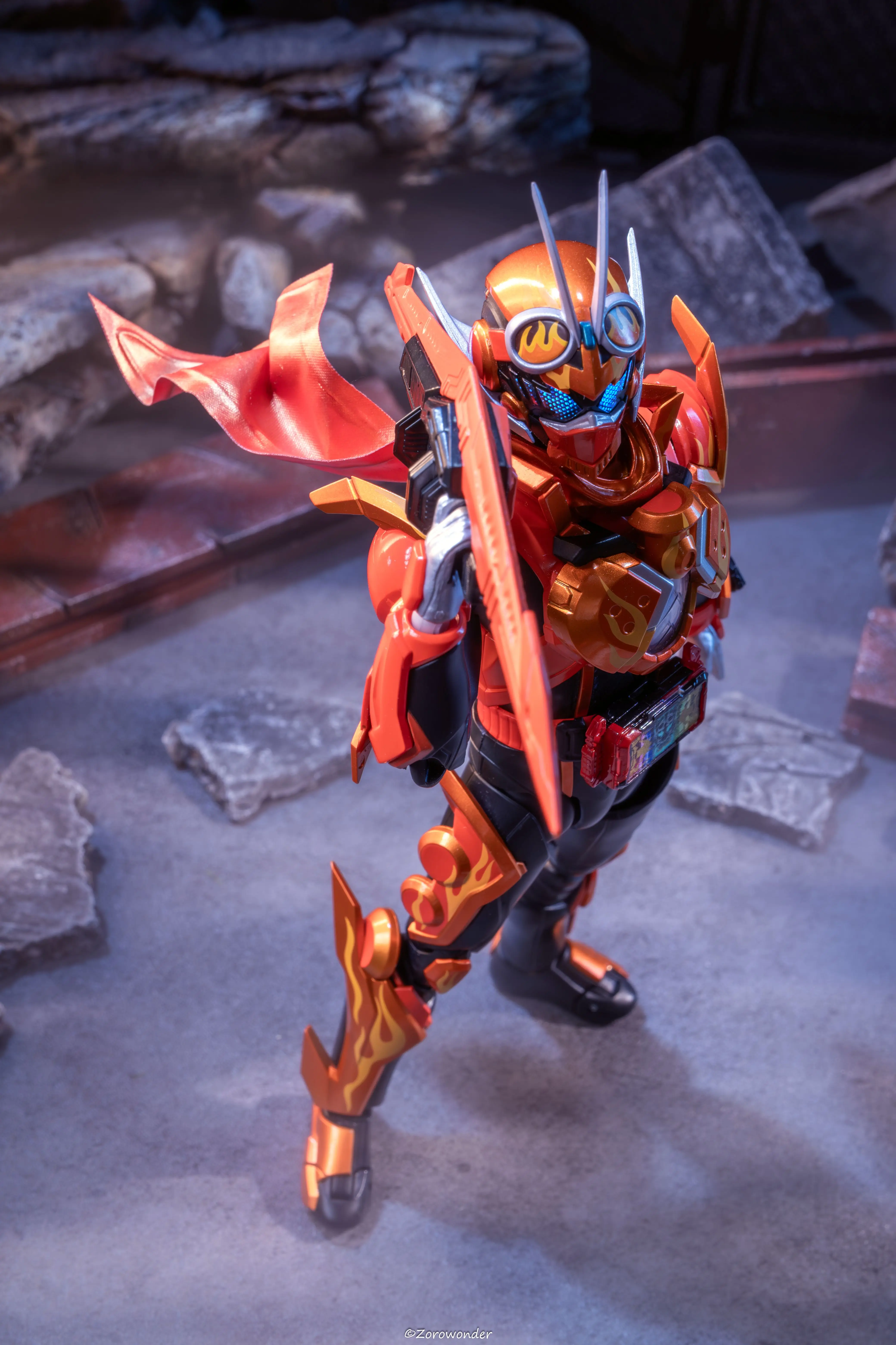 Shf 1/12 Skala Kamen Rider DAYBREAK Gotchard Płaszcz i Szal Akcesoria Model dla 6-calowej Figurki Akcji Zabawki