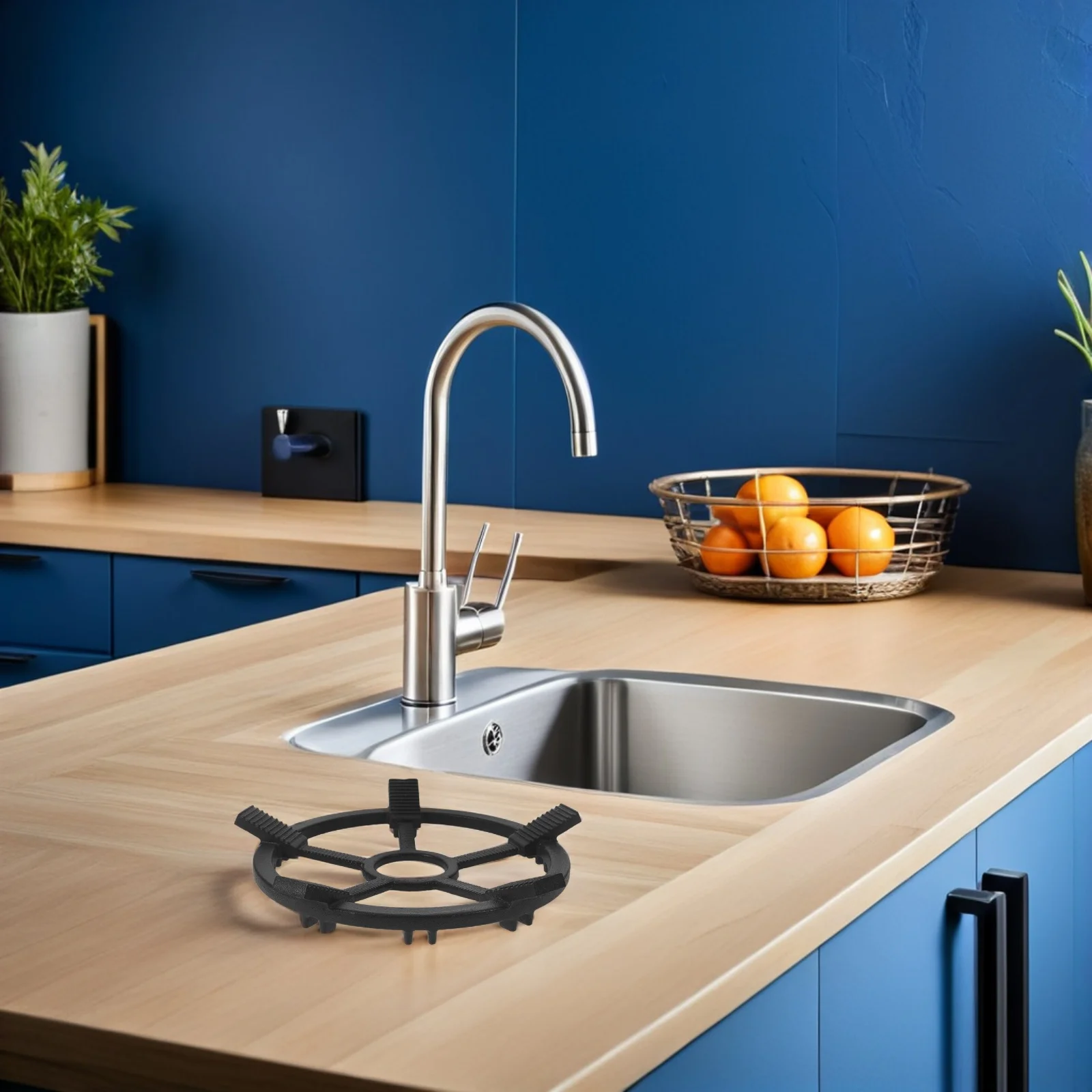 

Non- Pot Holder 9.82inch Sturdy Gas Stove Rack Stand for Coffee Pots Woks Heavy-Duty Heat Resistant Cooktop Support