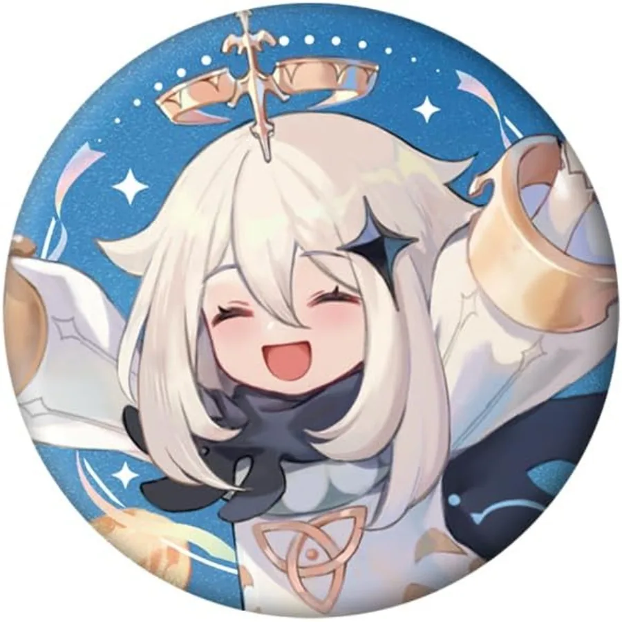 

GENSHIN IMPACT Anniversary Celebration Series Значок персонажа - 1-я годовщина - Paimon