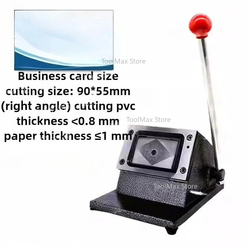 R3 زاوية مستديرة بولي كلوريد الفينيل بطاقة الأعمال شهادة رخصة القيادة آلة قطع بطاقات الصور قطع الورق 88X60