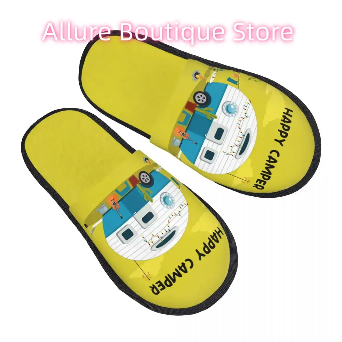 

Happy Soft Scuff Foam тапочки с эффектом памяти, женская домашняя обувь для кемпинга и спальни