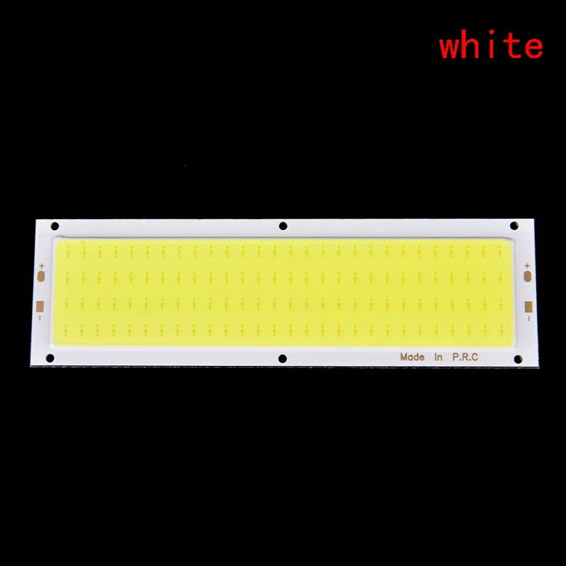 1000lm 10W COB LED kwadrat/pasek światła lampa o wysokiej mocy koralik Chip ciepły/zimny biały 12V-24V