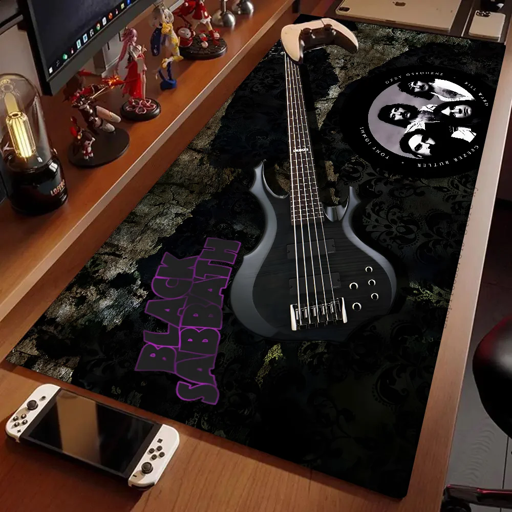 1pc Band B-Black Sabbath Mouse Mat Desk Mat With Pad Gaming Accessories Prime Gaming XXL Keyboard Pad