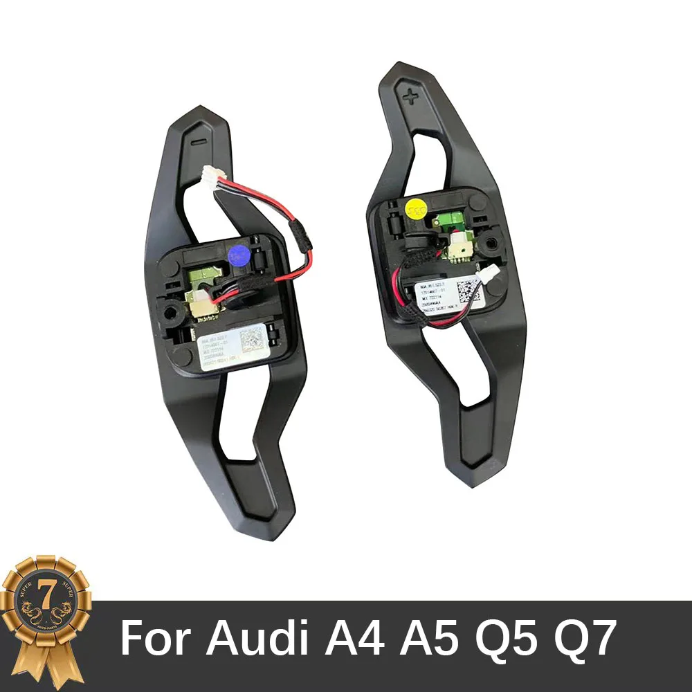 

For Audi A4 A5 Q5 Q7 Steering Wheel Shift Paddles Assembly Accessories