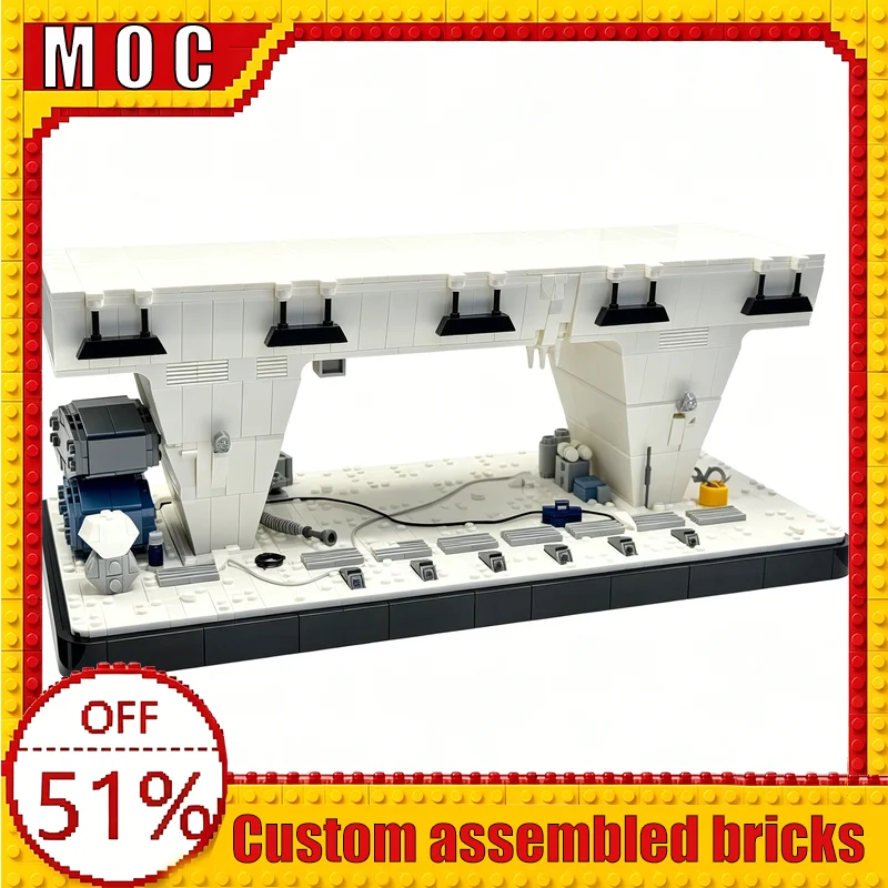 

NEW 2411PCS War Series Character Hero Base Hangar Bay Diorama MOC Custom Building Blocks Educational Assembly Toy Birthday Gift
