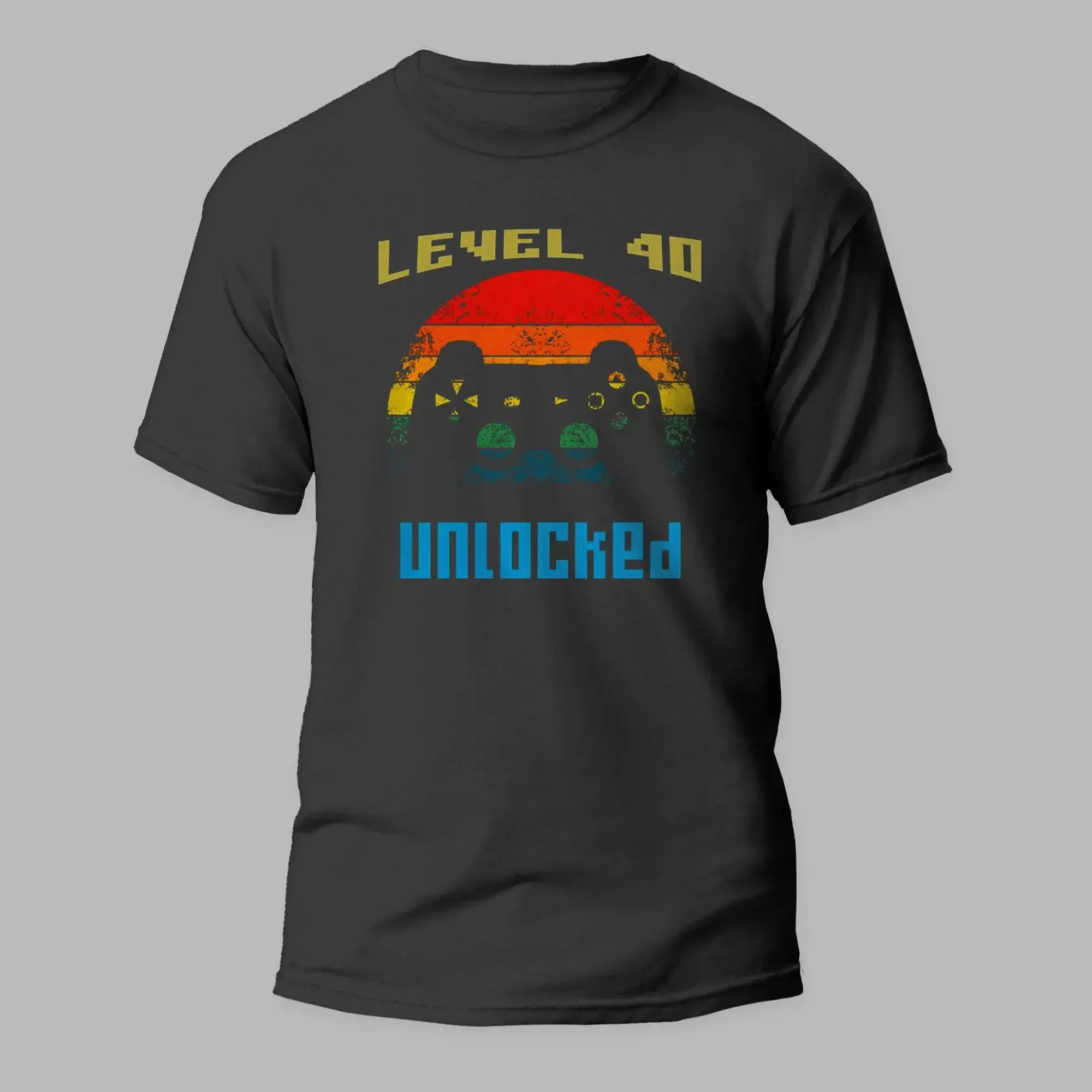 Level 40 Complete Birthday Celebration T Shirt Fun Cool Adults Kids Gaming Themed