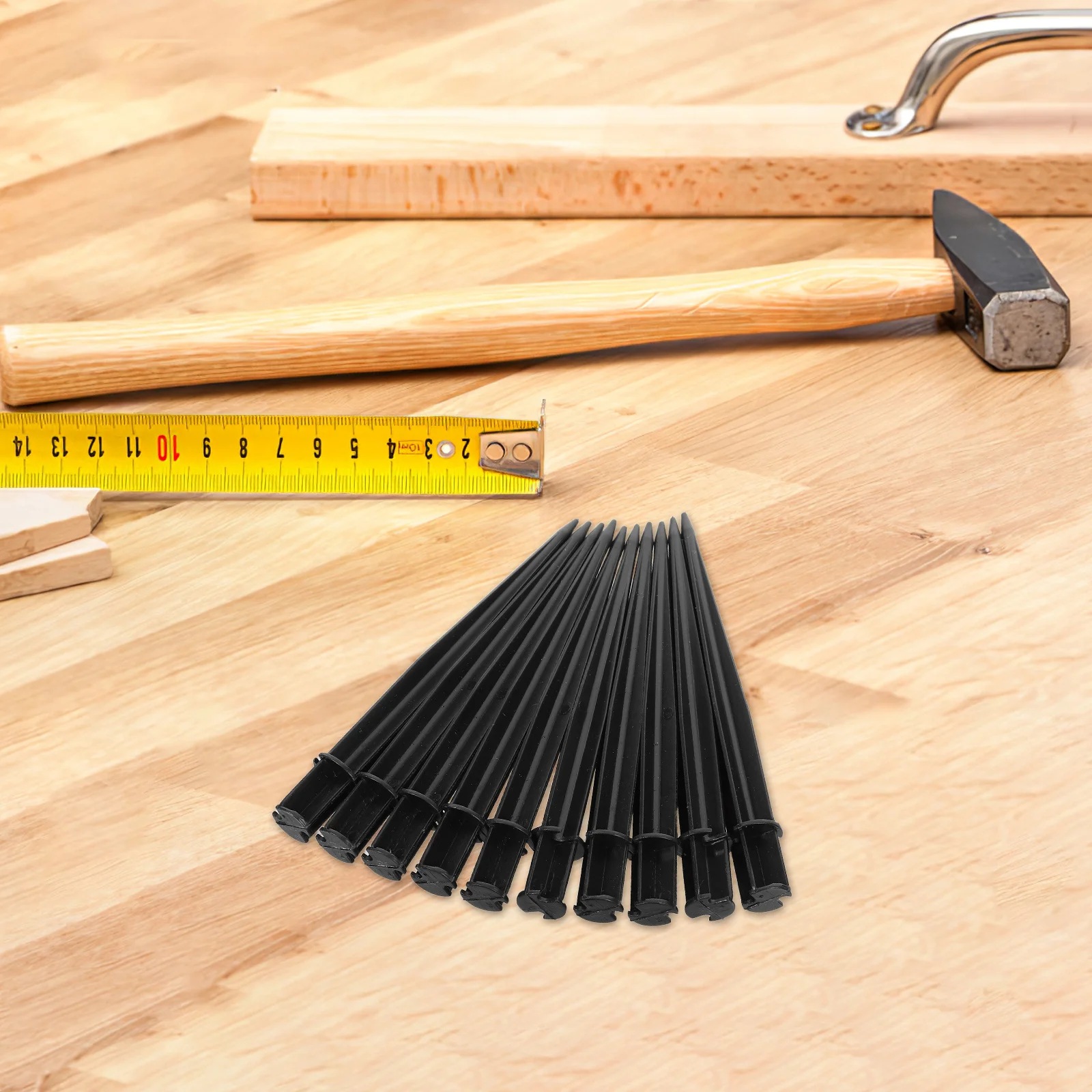 

10Pack Solar Light Stakes Plastic Ground Spikes Replacement Stakes for Garden Pathway Outdoor Lighting Landscape