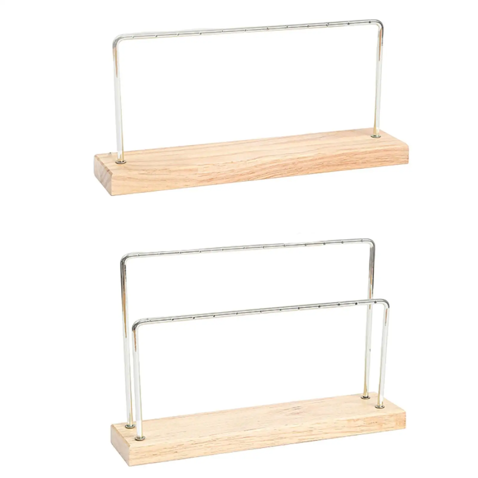 

Earring Holder Organizer Stand Practical Wood Base Jewelry Holder Organizer