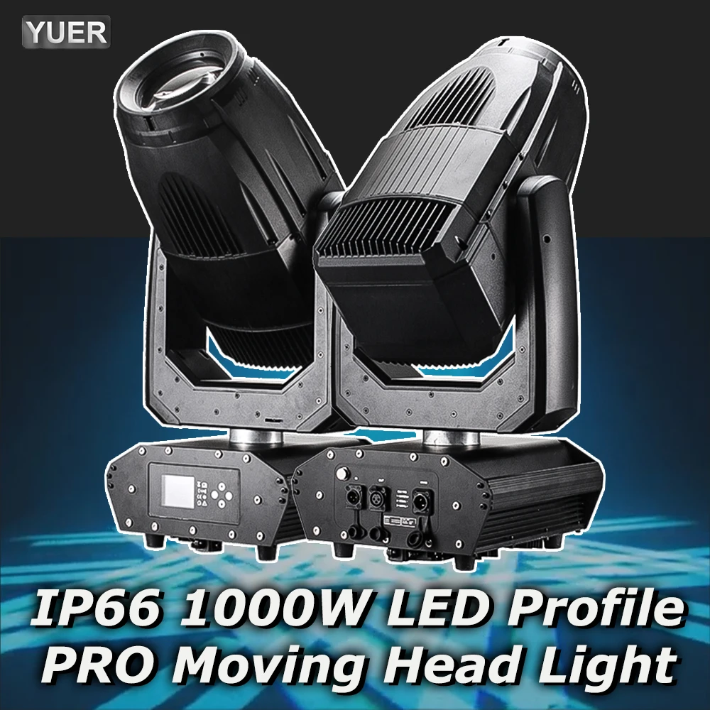 

Waterproof IP66 1000W LED Beam Spot Zoom Moving Head Light CMY CTO 6500K Stage Lights DMX512 DJ Disco Bar Stage Lighting Effect