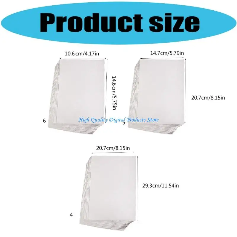 مجموعة ورق فني من القطن 300 جرام احترافية من U2JE، 10 ورقات من ورق الحرف الفنية ذو حافة سطحية لأعمال تصميم اللوحة التفصيلية