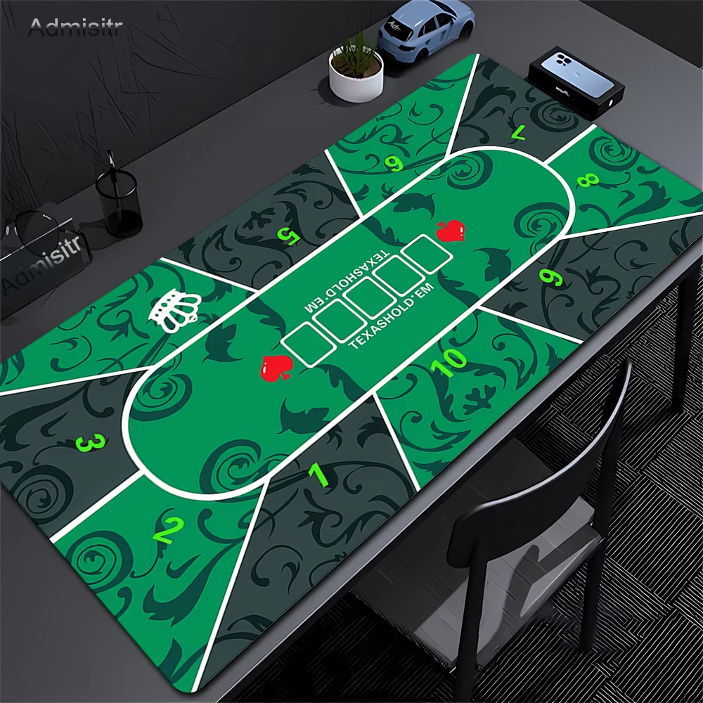 XXL Tabletop Playmat HD print Texas Hold’em poker Rubber Personality Mouse Pad Gaming overlock Entertainment Board Game deskmat