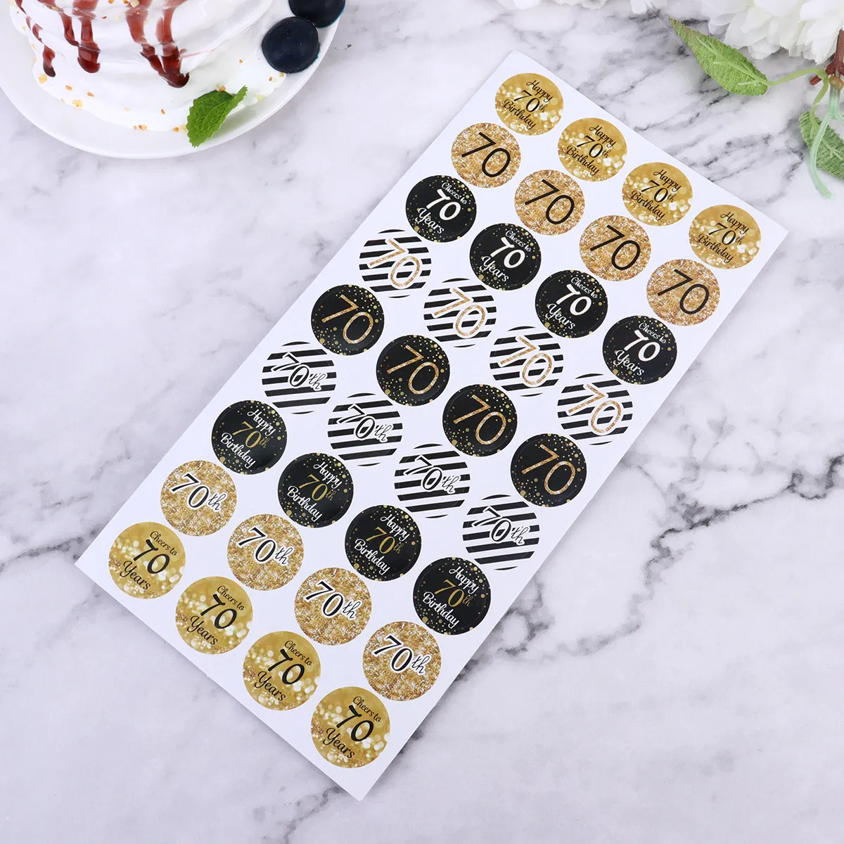 

432 шт. уникальных наклеек для дня рождения, идеи для 50-летия, круглые этикетки для запечатывания, легко наносятся на конверты, банки, бутылки, декоративные наклейки