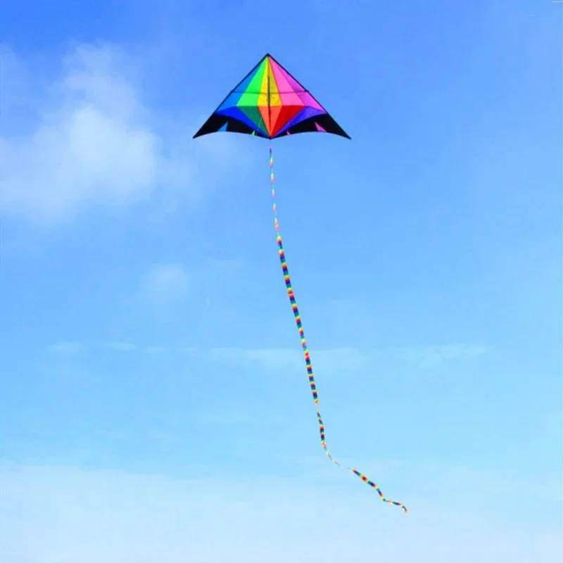 Free shipping large diamond kite flying adults kites delta kites factory flying wing kitesurf windsurfing equipment cometa plane