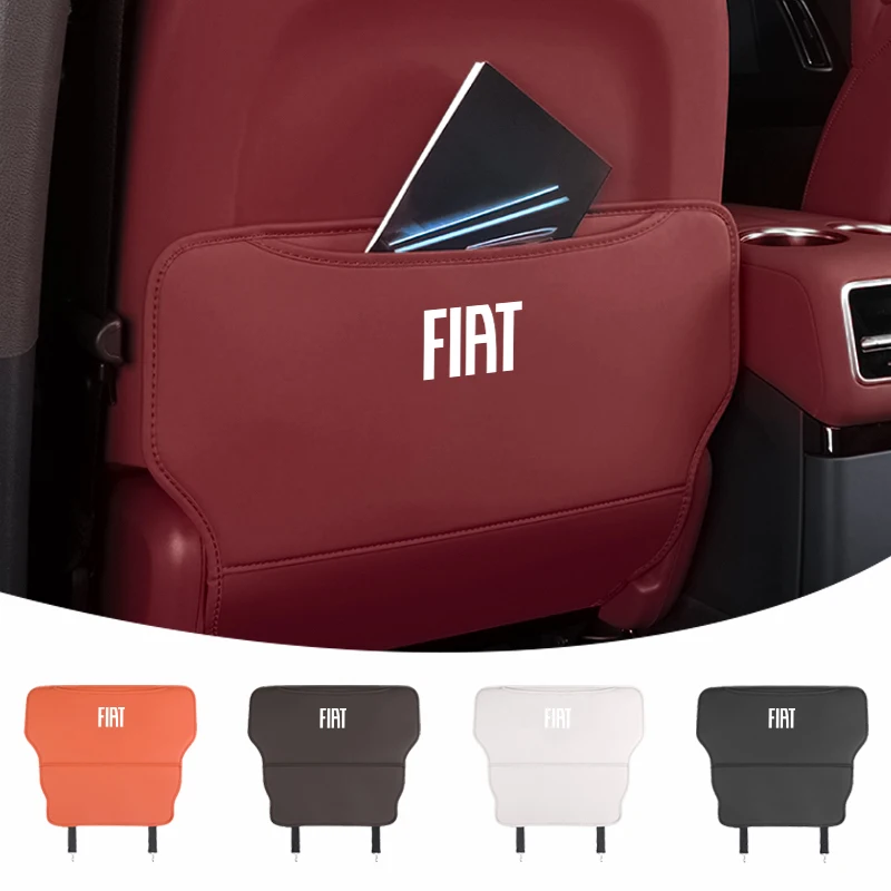 

Car Seat Anti-Kick Pad Seatback Storage Protector Cover Accessories For FIAT 500 Grande Punto Tipo Stilo UNO Astra Bravo