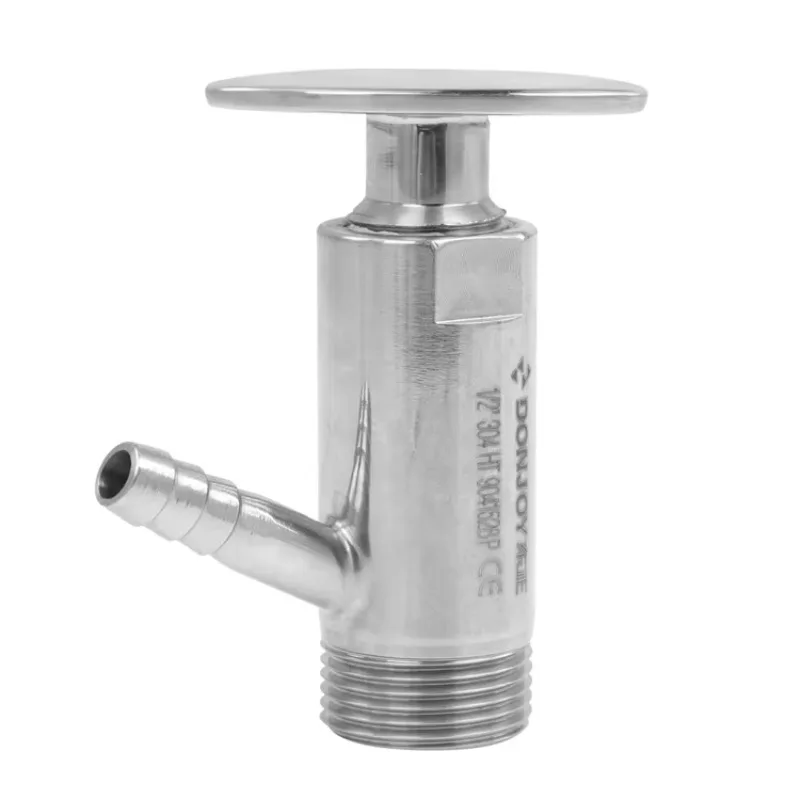 DONJOY Factory Direct Sanitary Stainless Steel 304 316 Y Type Sampling Valve Tank Pipeline Sample Valve