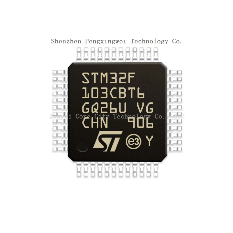 STM LQFP-48 마이크로 컨트롤러 (MCU/MPU/SOC) CPU, STM32, STM32F, STM32F103, CBT6, STM32F103CBT6, 주식 100%, 신제품